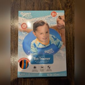 Aqua Kids Swim Shirt - Blue and Orange